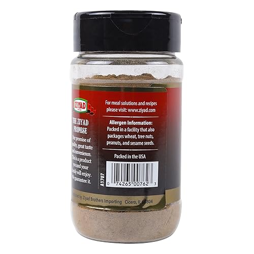 Vista 97 de Ziyad Shaker Premium Sumac - Mezcla de especias sabrosas, sin aditivos, sin conservantes, sin sal, sin MSG, 5.5 onzas