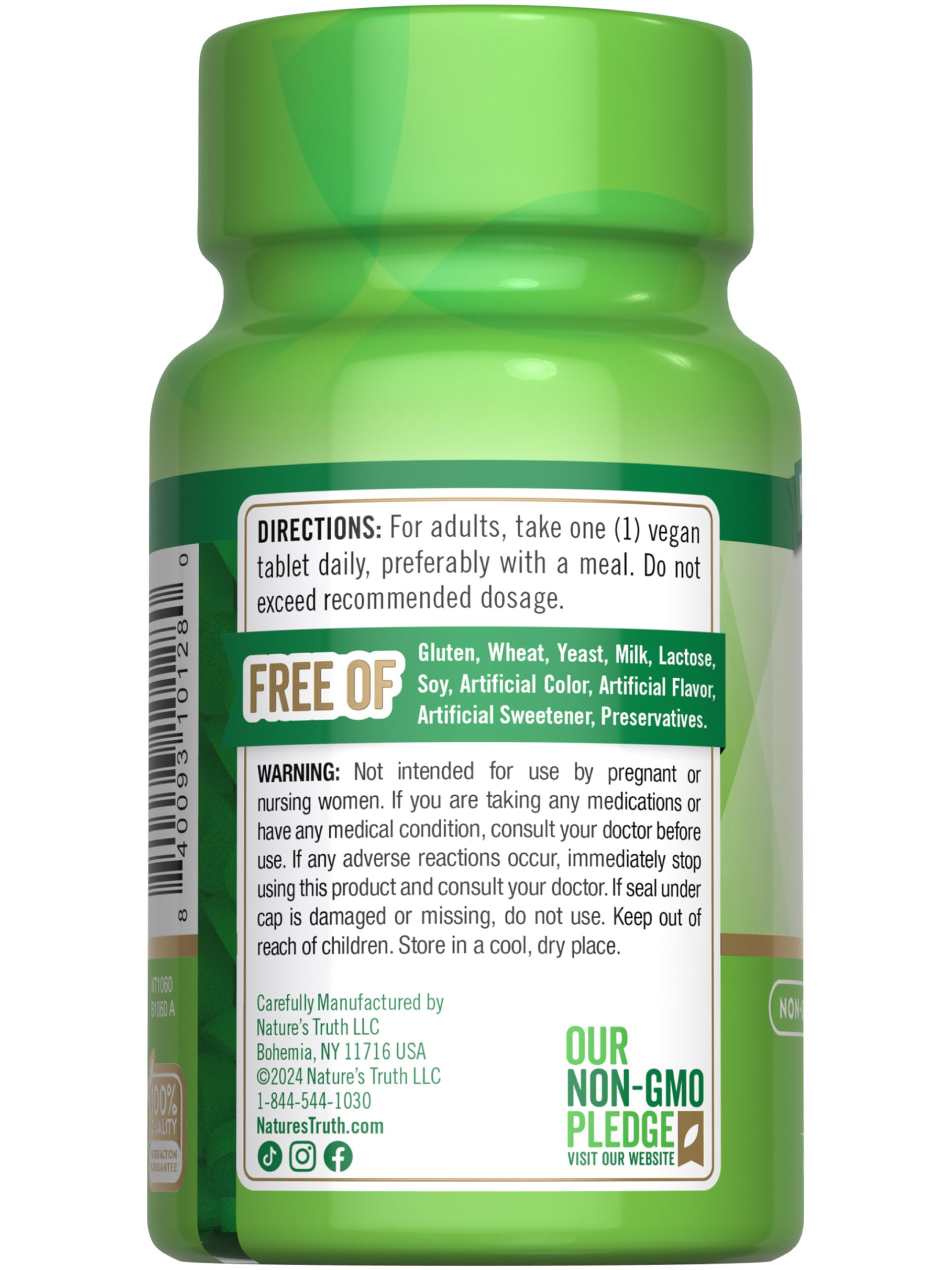 Nature's Truth B6 Vitamin | 100mg | 100 Tablets — Amazon image 7