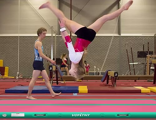 Miniatura 6 de VOFiTNY Colchoneta de gimnasia multiusos de 6.610131620 pies, resistente e inflable, para el hogar y el gimnasio