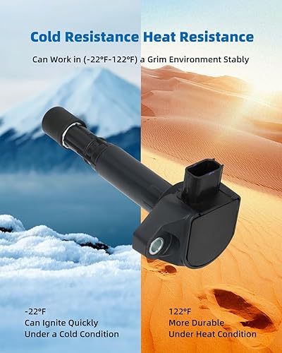 Vista 443 de ECCPP Bobinas de encendido portátiles de repuesto para automóvil compatibles con Infiniti I30/para Nissan Maxima 3.0L V6 2000-2001 Reemplazo