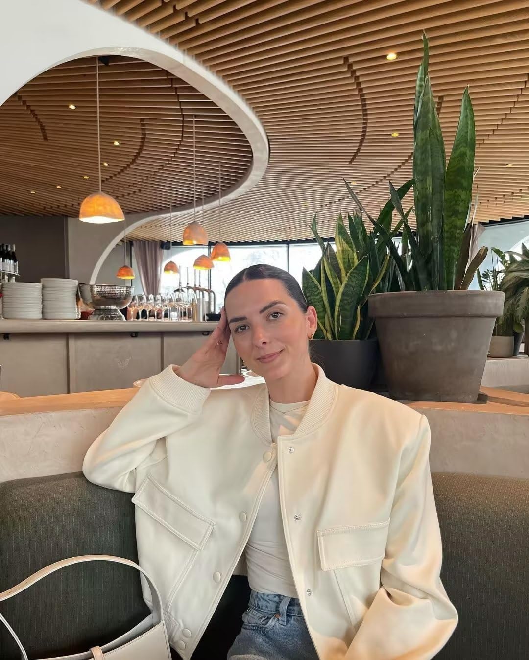 Women Cropped Bomber Jacket Aesthetic Coquette Button Down Varsity Jackets Preppy Grunge Cute Plain Sweatshirt Coats