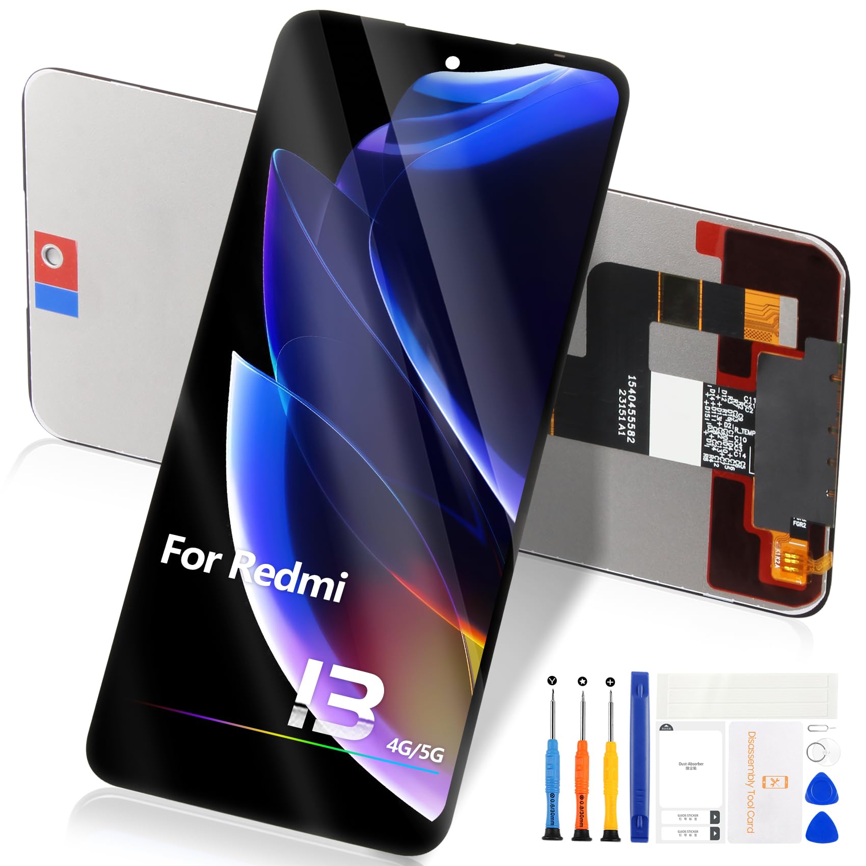 iYAiYO Schermo LCD Display Digitalizzatore Touch Screen Ricambio Compatibile con Redmi Note 13 PRO 4G OLED Original Schermo Completo con Strumenti iYAiYO Schermo LCD Display Digitalizzatore Touch Screen Ricambio Compatibile con Redmi Note 13 PRO 4G OLED Original Schermo Completo con Strumenti
