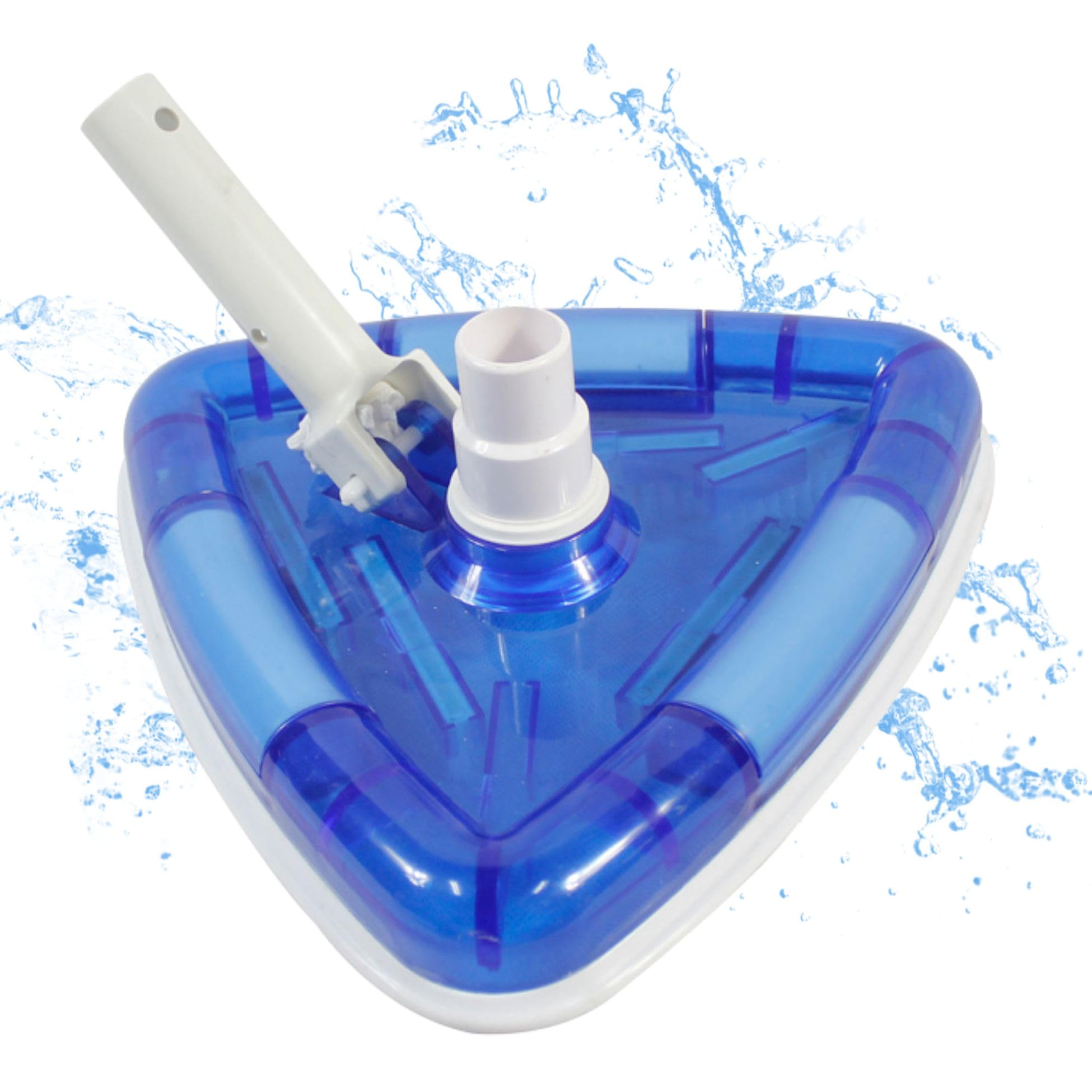 Aspirateur de piscine bleu pour l'entretien du bassin creusé ou hors sol