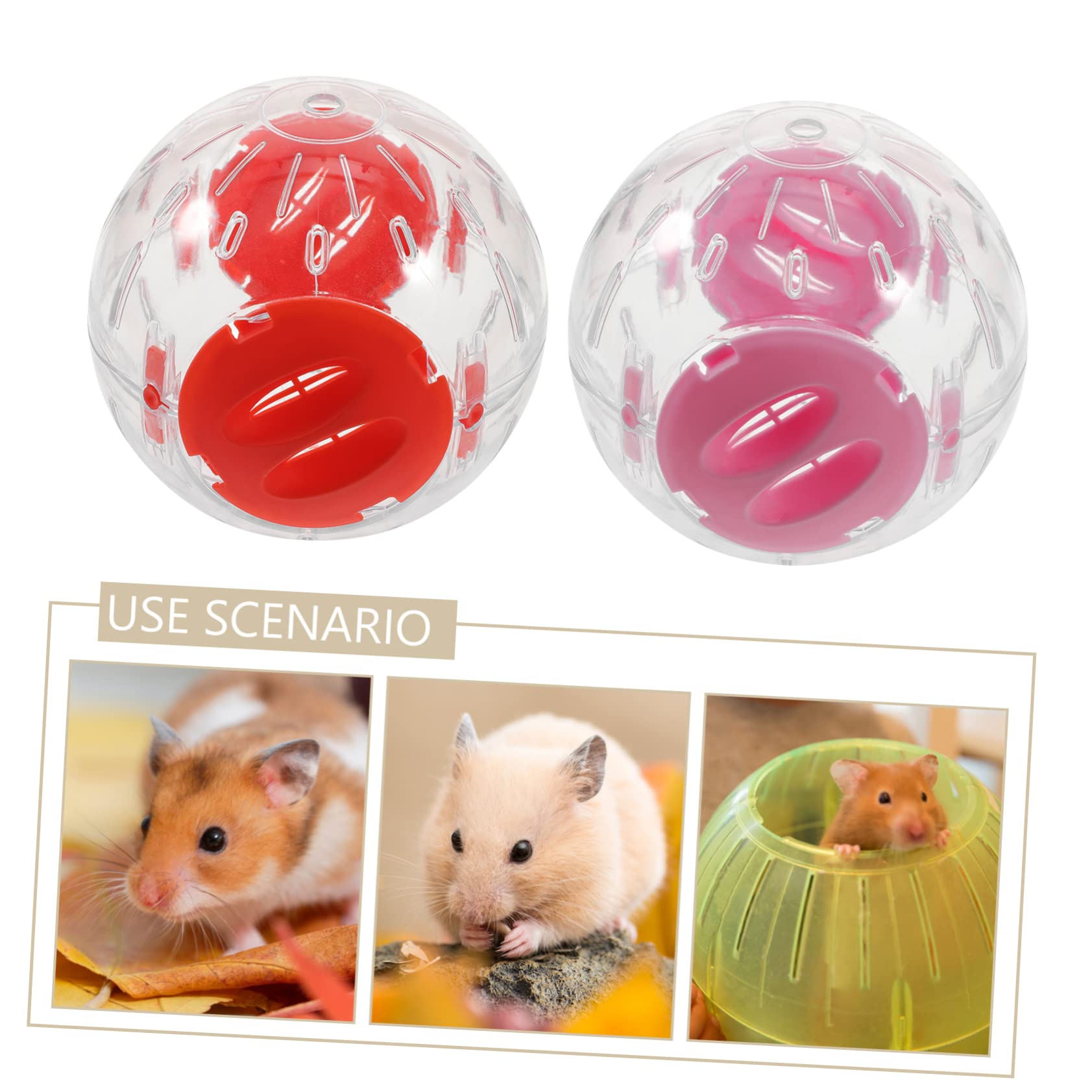 Large Transparent Hamster Exercise Ball – Ventilated, Safe For Small Pets, Easy To Clean, Jumbo Size For Chinchillas & Gerbils - View #8