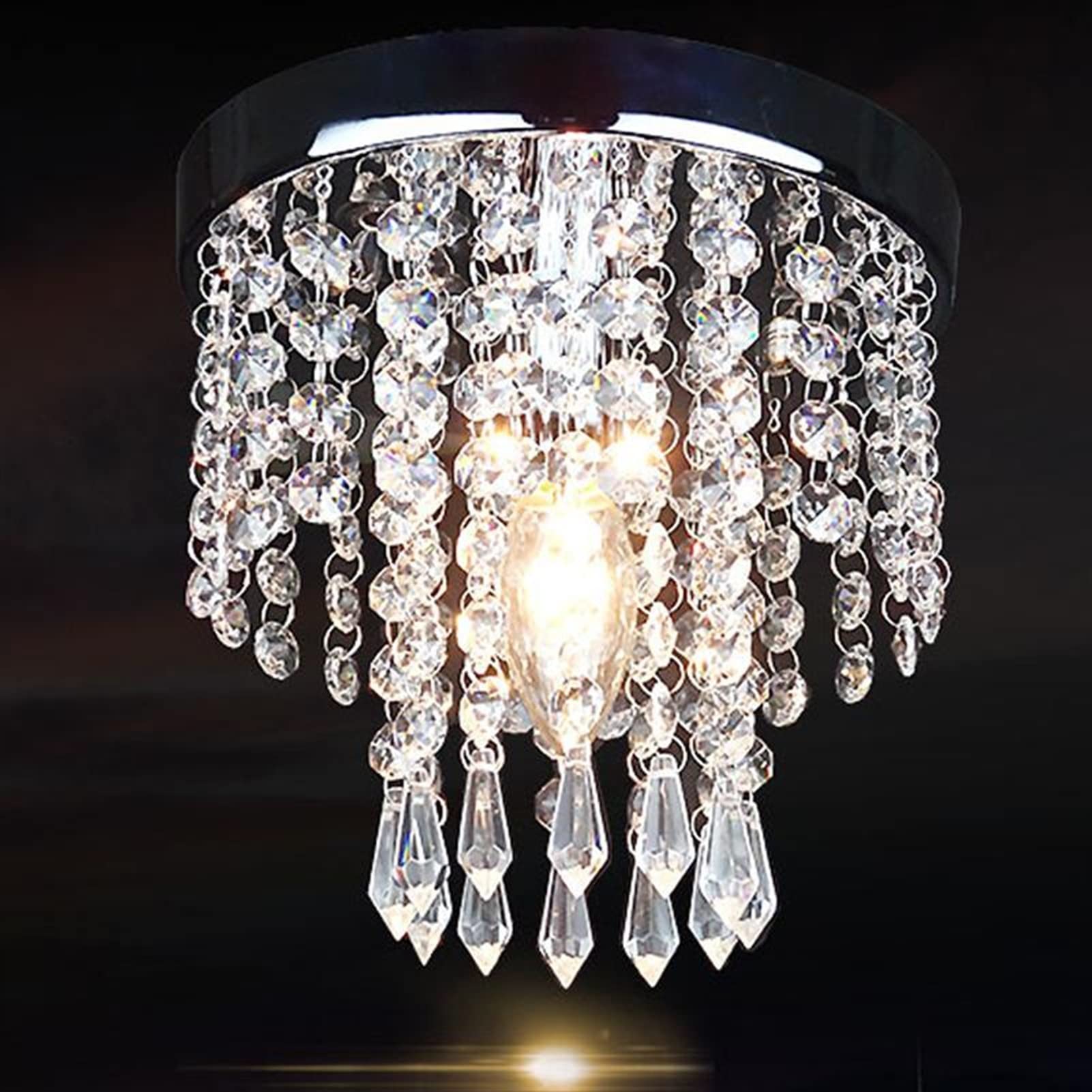 Lampes à LED lustre moderne suspension cristal K9 pour éclairage de plafond