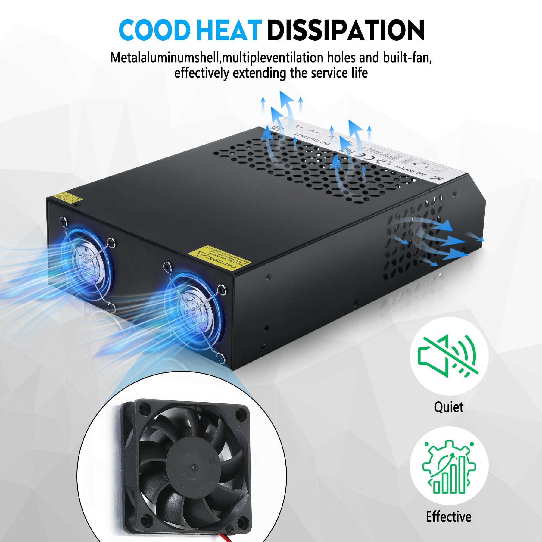 30V 150A 4500W Netzteil Schaltnetzteile Stromversorgung AC to DC Transformator für LED Licht Streifen Glühbirne, Verstärker, Maschine, Trafo 230V 220V auf 30Volt