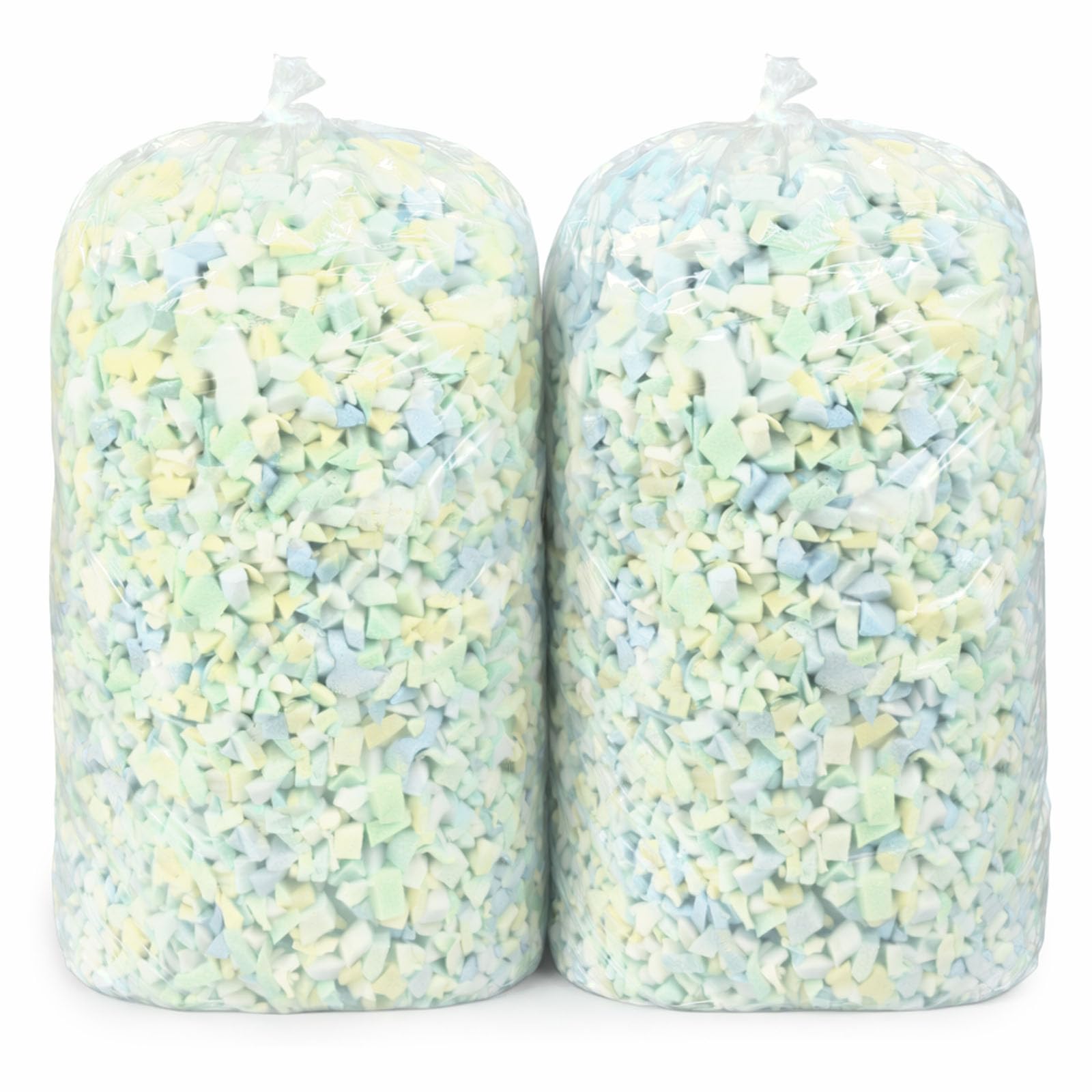 Welacer Zerkleinerter Memory-Schaum 4.4kg Supersoft, ohne Gel,Perfekt zum Befüllen von Sitzsäcken, Kissen & für Bastelprojekte. Farb- und Formvielfalt