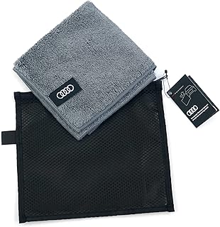 Audi 4K4096325 Cleaning Cloth Microfibre Care Cloth with Rings Logo