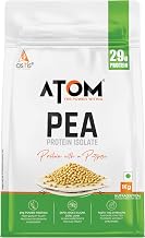 AS-IT-IS ATOM Pea Protein with DigeZyme® Caramelized Banana, 1kg I Smooth & Delicious - Recovery & Strength, Plant-Based Protein for All Day Fuel