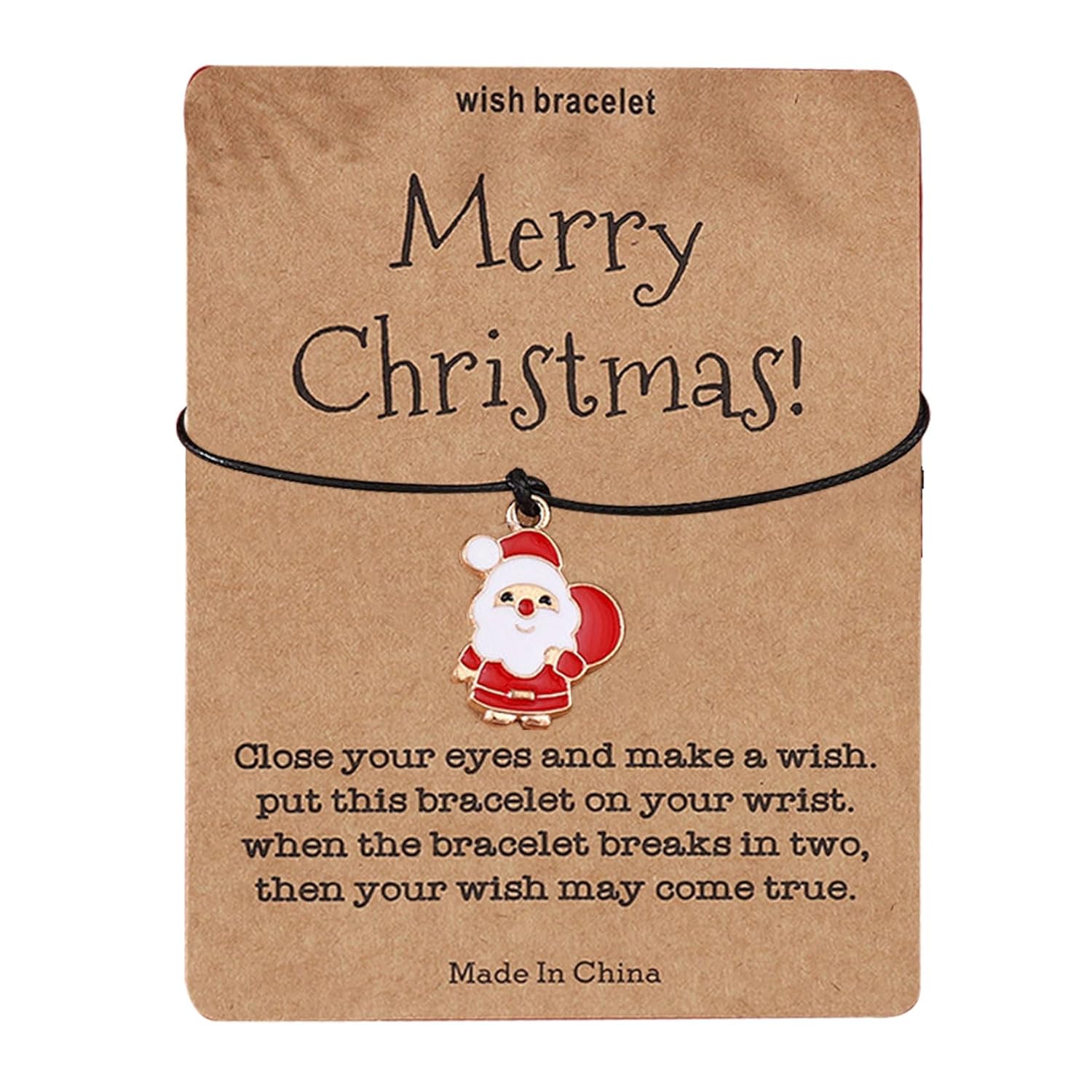 SNORSO Christmas Bracelet for Women – Christmas Charm Bracelet with Merry Christmas Card, Xmas Gifts Ideas for Christmas Stockings Filler, Present Jewellery Gifts Wish Bracelet for Her, Santa Claus, SNORSO Christmas Bracelet for Women – Christmas Charm Bracelet with Merry Christmas Card, Xmas Gifts Ideas for Christmas Stockings Filler, Present Jewellery Gifts Wish Bracelet for Her, Santa Claus,