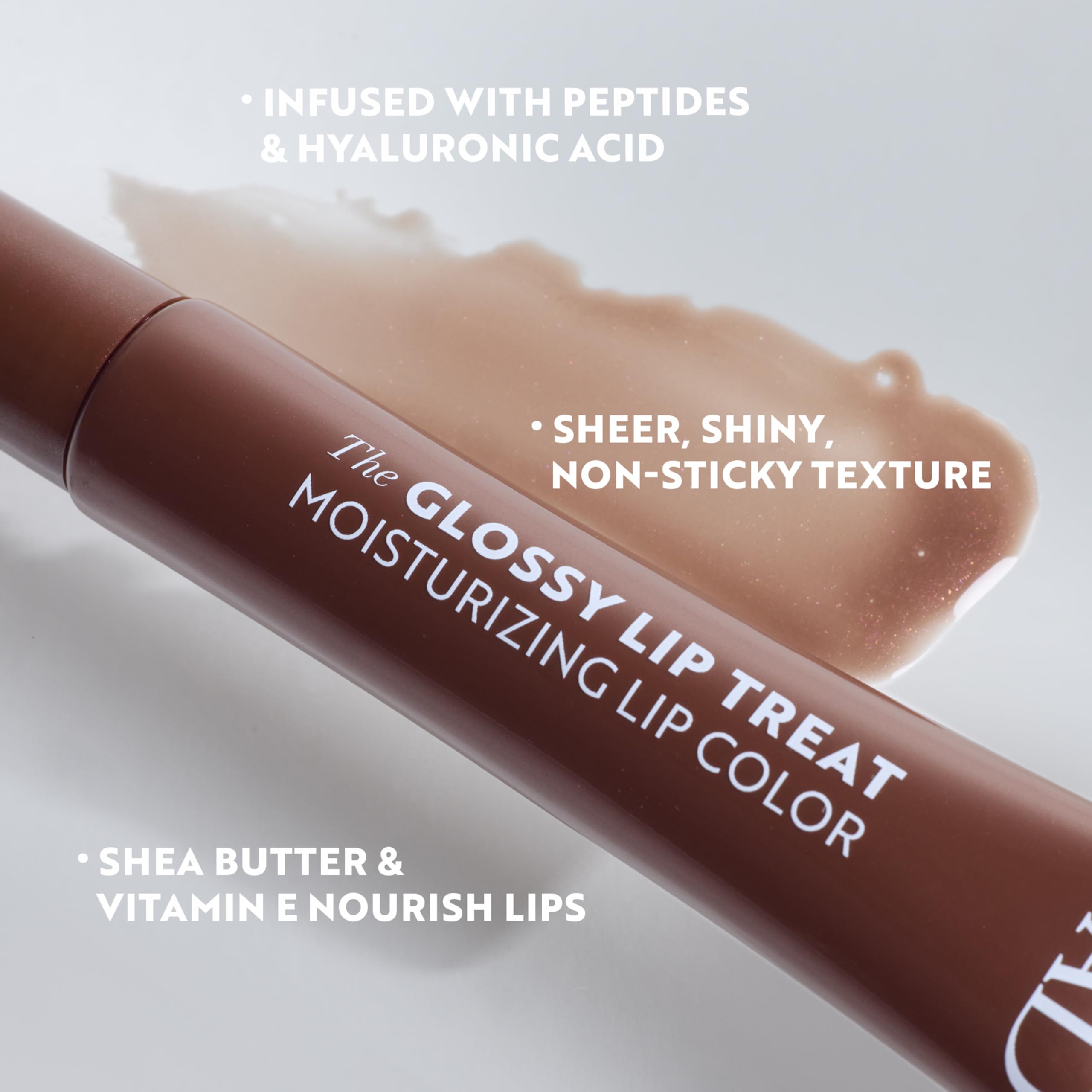 IsaDora Lucido Lip Treat Lip Gloss – Emolliente Nude Lip Gloss Effetto Idratante Gloss con acido ialuronico + Jojoba + Collagene –Trucco vegano, 56 Vintage Rose