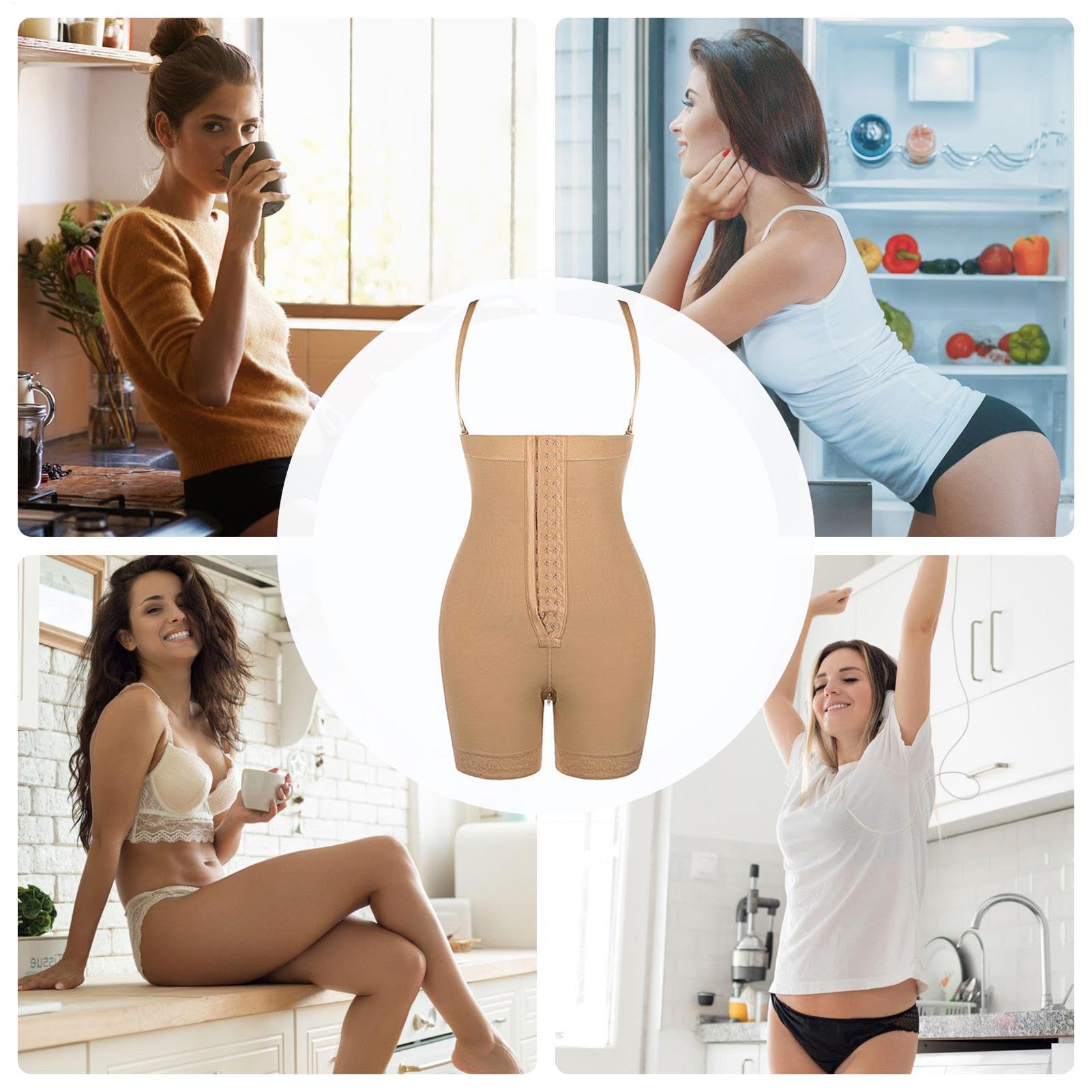 Body Shapewear, Body modeluj?ce dla kobiet - Urz?dzenie do modelowania sylwetki,Body do ?owy uda Kompresja Lekka odzie? modeluj?ca sylwetk? dla doros?ych kobiet