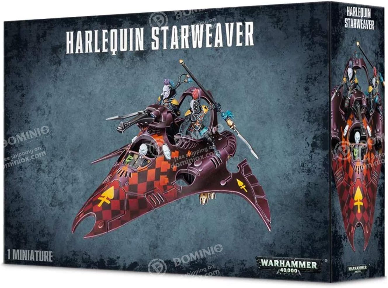 Games Workshop 99120111003" Warhammer 40,000" Harlequin Star Void Weaver Action Figure, Black
