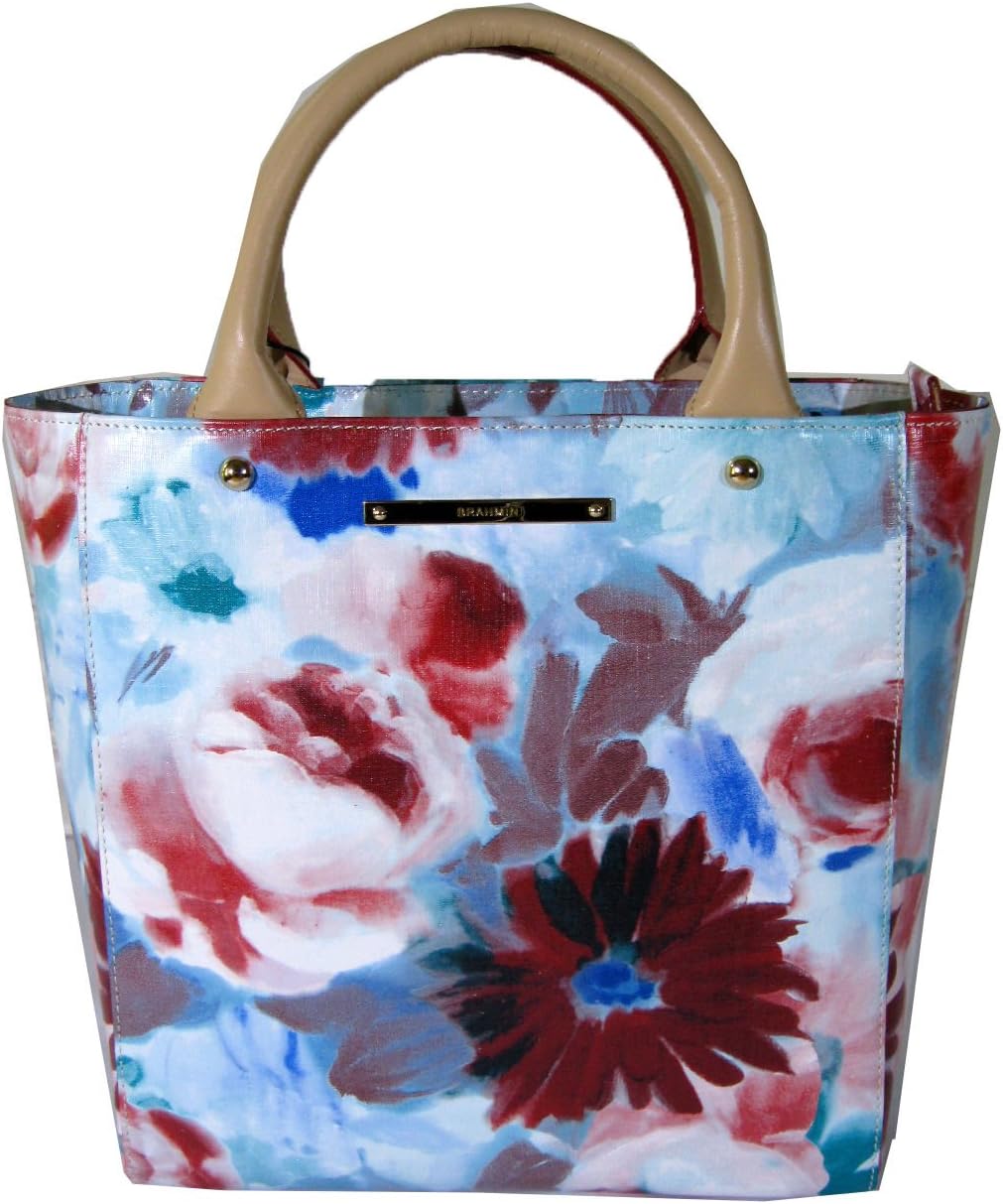 BRAHMIN Harrison Carryall Tote Tourquoise Margaux