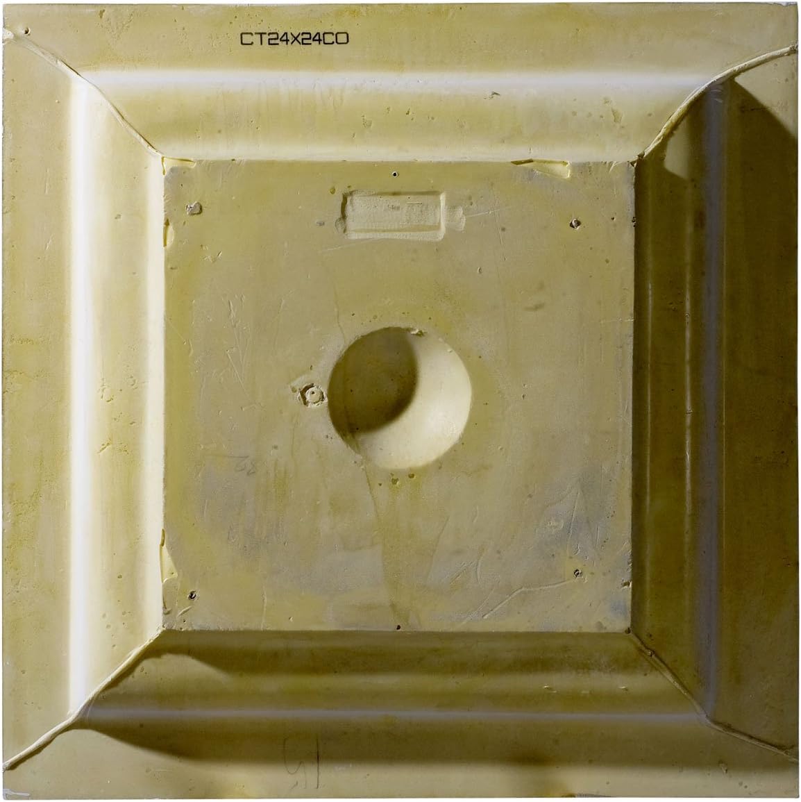 Ekena Millwork CT24X24CO Colonial Ceiilng Tiles, 24"W x 24"H x 2 7/8"P , Primed