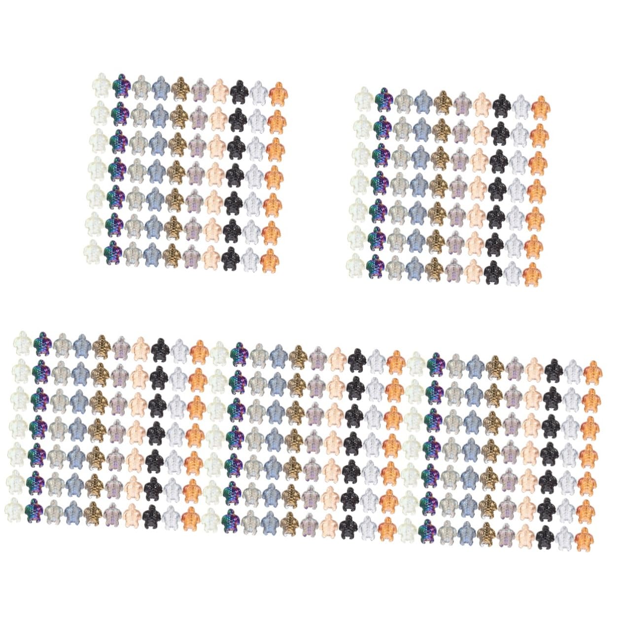Operitacx 5 Series Kit De Abalorios De Cuentas De Arcilla Turquesa Cuentas Sueltas Para Pulseras Pendientes Ganchos Cuentas De Cristal De Colores Joyería 120 piezas x 5