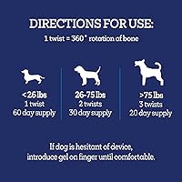 Vista 3 de Twist and Lick Vetality Well Gels 8 en 1 Suplemento para perros 2.3 onzas