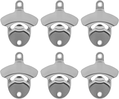 Miniatura 25 de Abrebotellas rústico montado en la pared, abridor de tapas de cerveza de cobre antiguo (paquete de 3) Cobre Antiguo,Bronce antiguo,Dorado