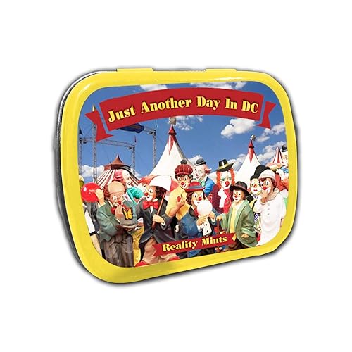 Miniatura 3 de Just Another Day in DC Mints - Payasos de circo, humor político novedoso para hombres y mujeres, mentas de aliento de chocolate, sin azúcar,