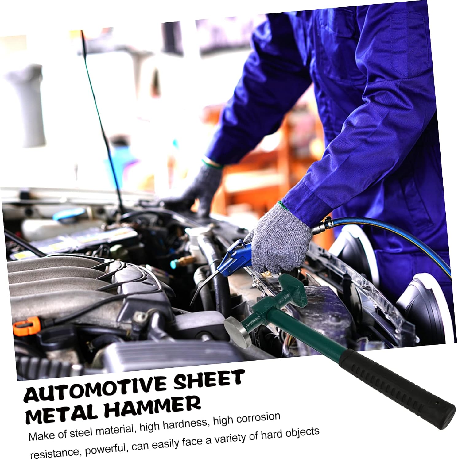 UKCOCO Auto Repairing Hammer Metal Percussion Tool Mallet for Home Improvement