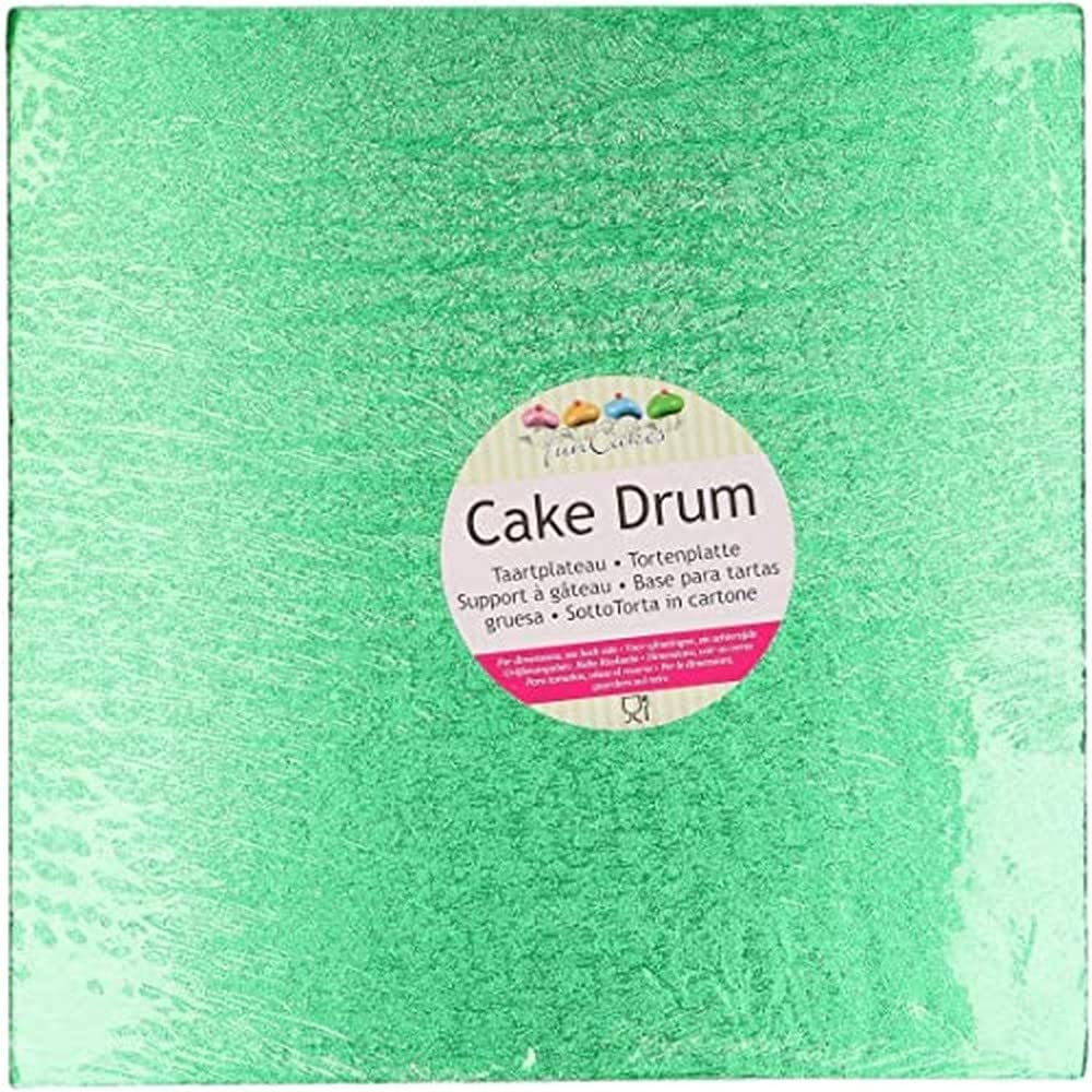 FunCakes Cake Board – Quadratische Kuchenplatte In Roségold, 30,5 Cm, Mehrmals Verwendbar Aus Papier