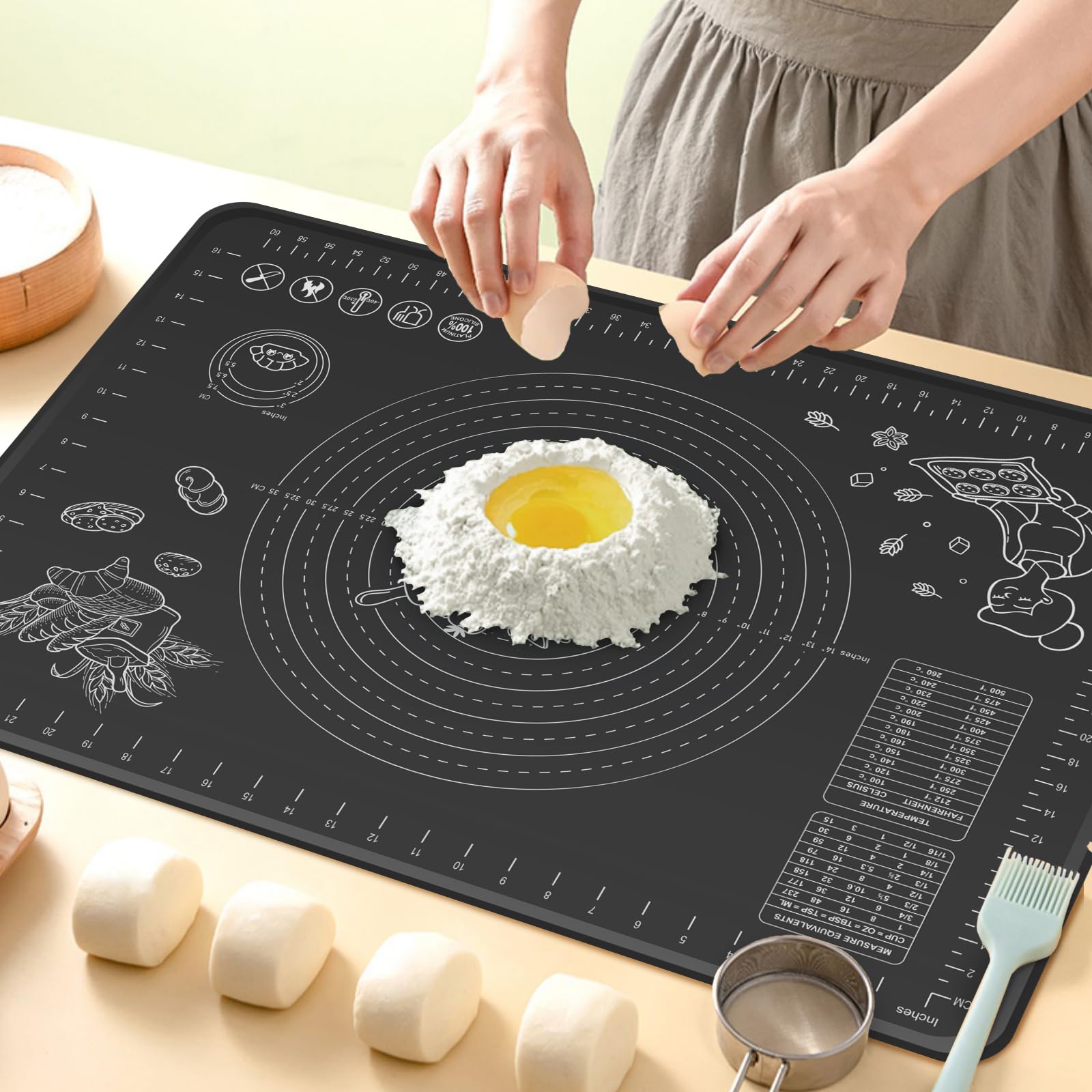 OKeanu Silicone Baking Mat 28 x 20