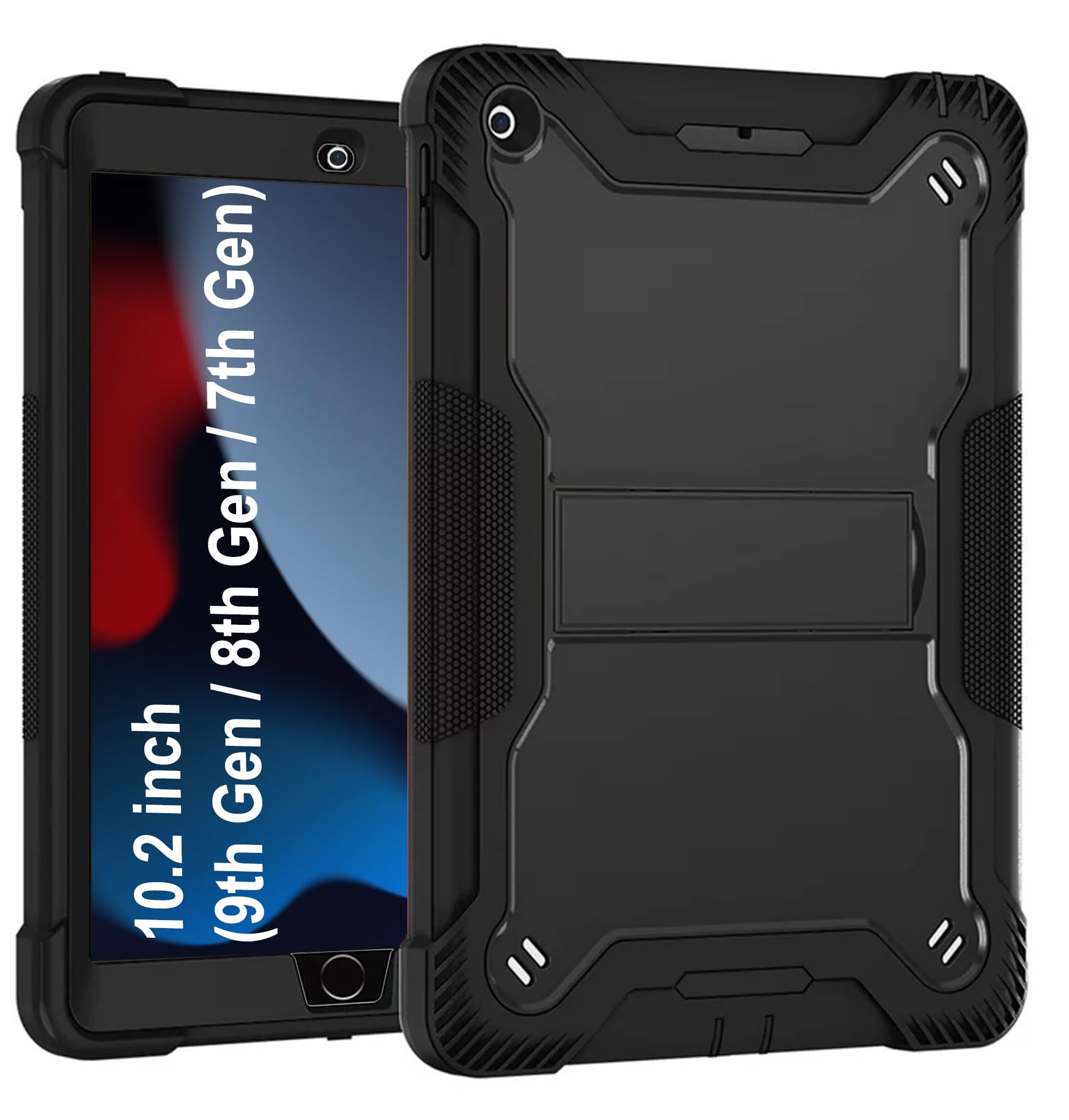 TGK Heavy Duty Kickstand Hybrid Cover for iPad 9th Gen 10.2 inch Case 2021 Black (B0CJR4KD6R) Amazon Price History, Amazon Price Tracker
