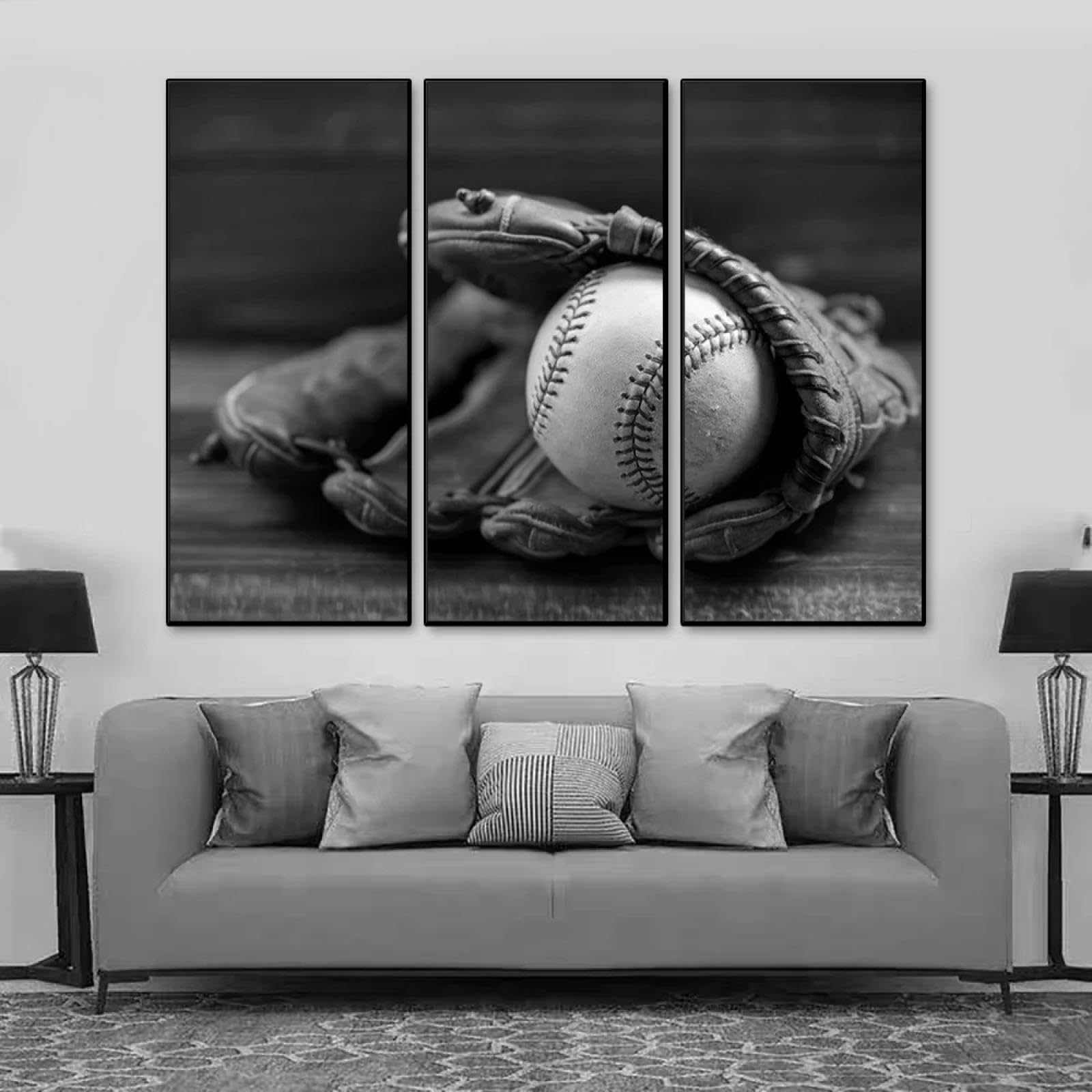Impression photo baseball gants de baseball deco moderne - 8