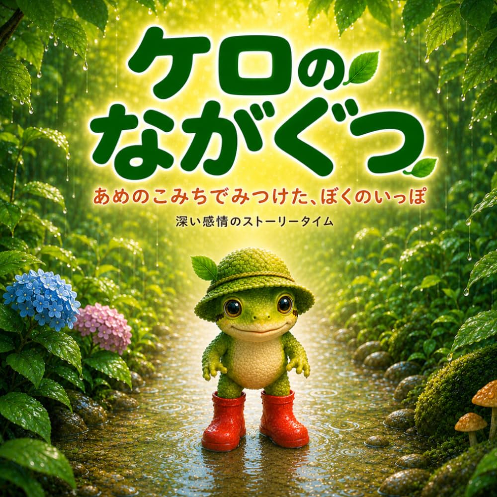 ケロのながぐつ: あめのこみちでみつけた、ぼくのいっぽ