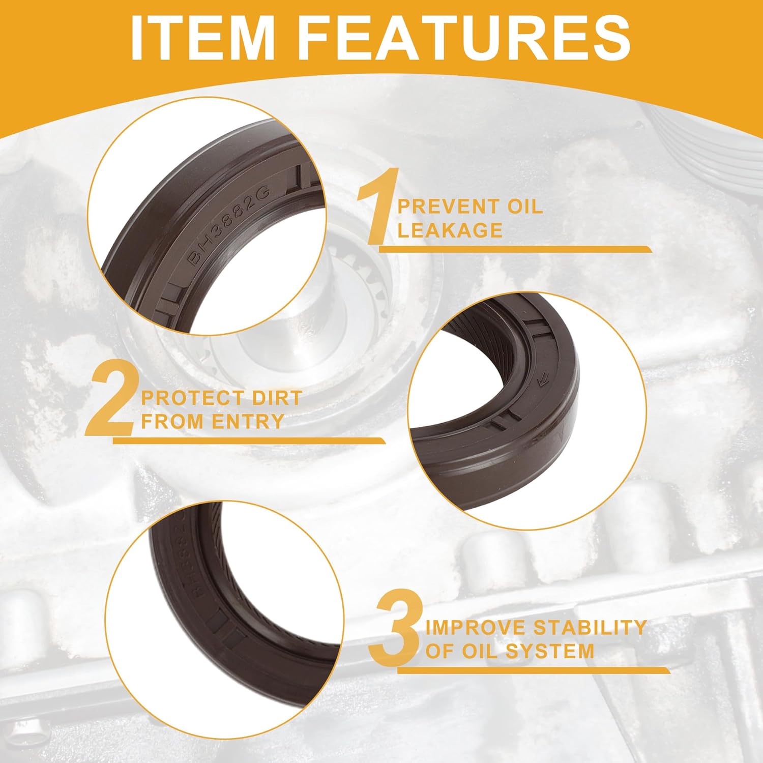 Features of the Crankshaft Oil Seal
