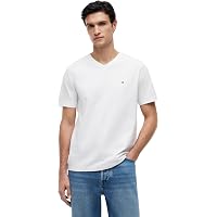 Tommy Hilfiger Uomo T-Shirt Maniche Corte Essential Tee con Scollo a V