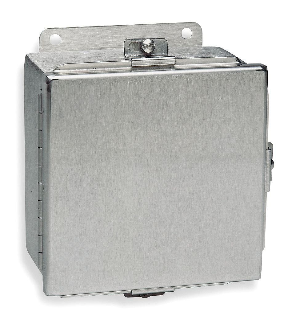 Wiegmann BN4141206CHSS NEMA 4X JIC Box Continuous Hinge, Stainless Steel, 14