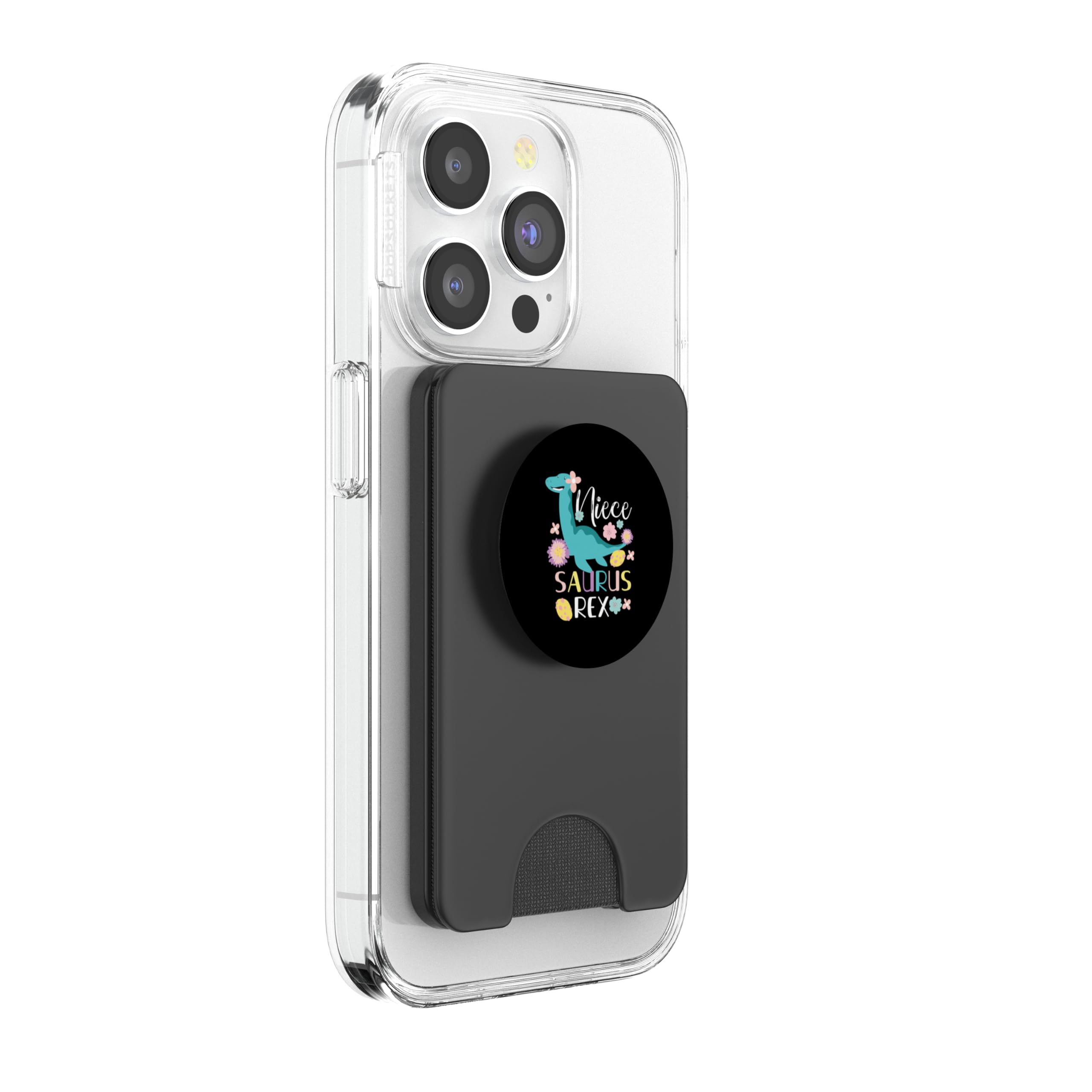 Dinosaure Saurus Rex pour enfants PopSockets PopWallet pour MagSafe
