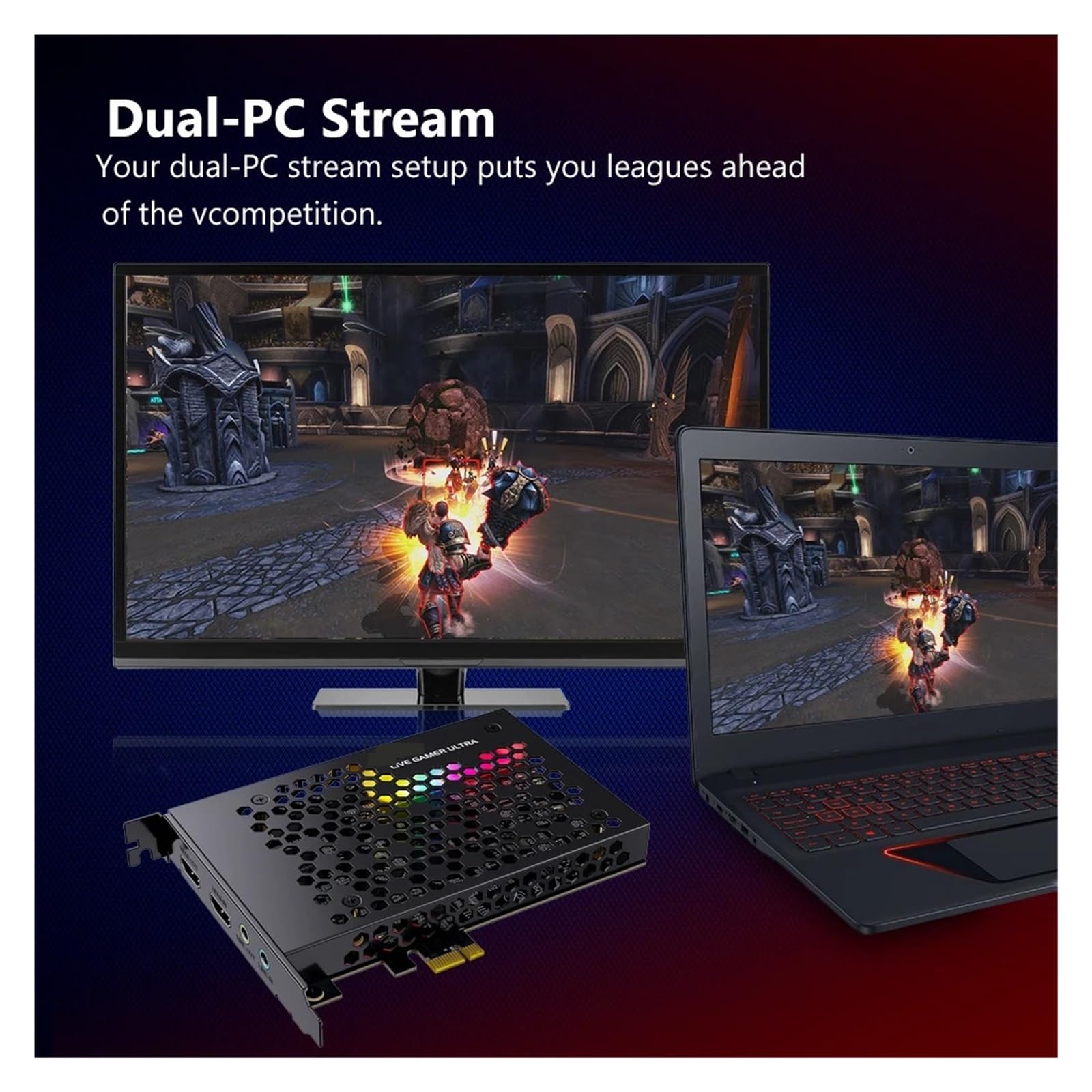 - 334 4K 60fps HDR 1080p 240fps PC Live Streaming Box Loop, scheda di acquisizione video 4K 30 Pcle Video Registrazione con linea in uscita per lo streaming di giochi e la registrazione multi-sorgente