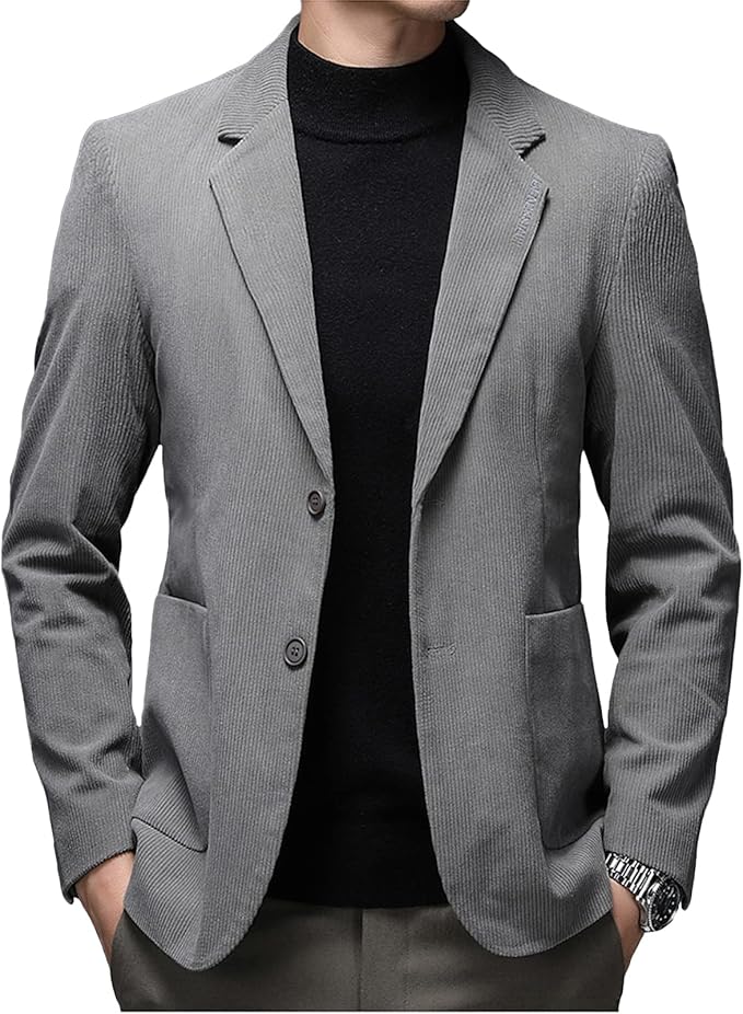 Amazon コーデュロイジャケット 上着 テーラード ジャケット メンズ スーツ アウター フォーマル 男性ジャケット おしゃれ カジュアル 紳士 ブレザー ビジネス グレー L コート ジャケット 通販 Amazon コーデュロイジャケット 上着 テーラード ジャケット メンズ スーツ アウター フォーマル 男性ジャケット おしゃれ カジュアル 紳士 ブレザー ビジネス グレー L コート ジャケット 通販