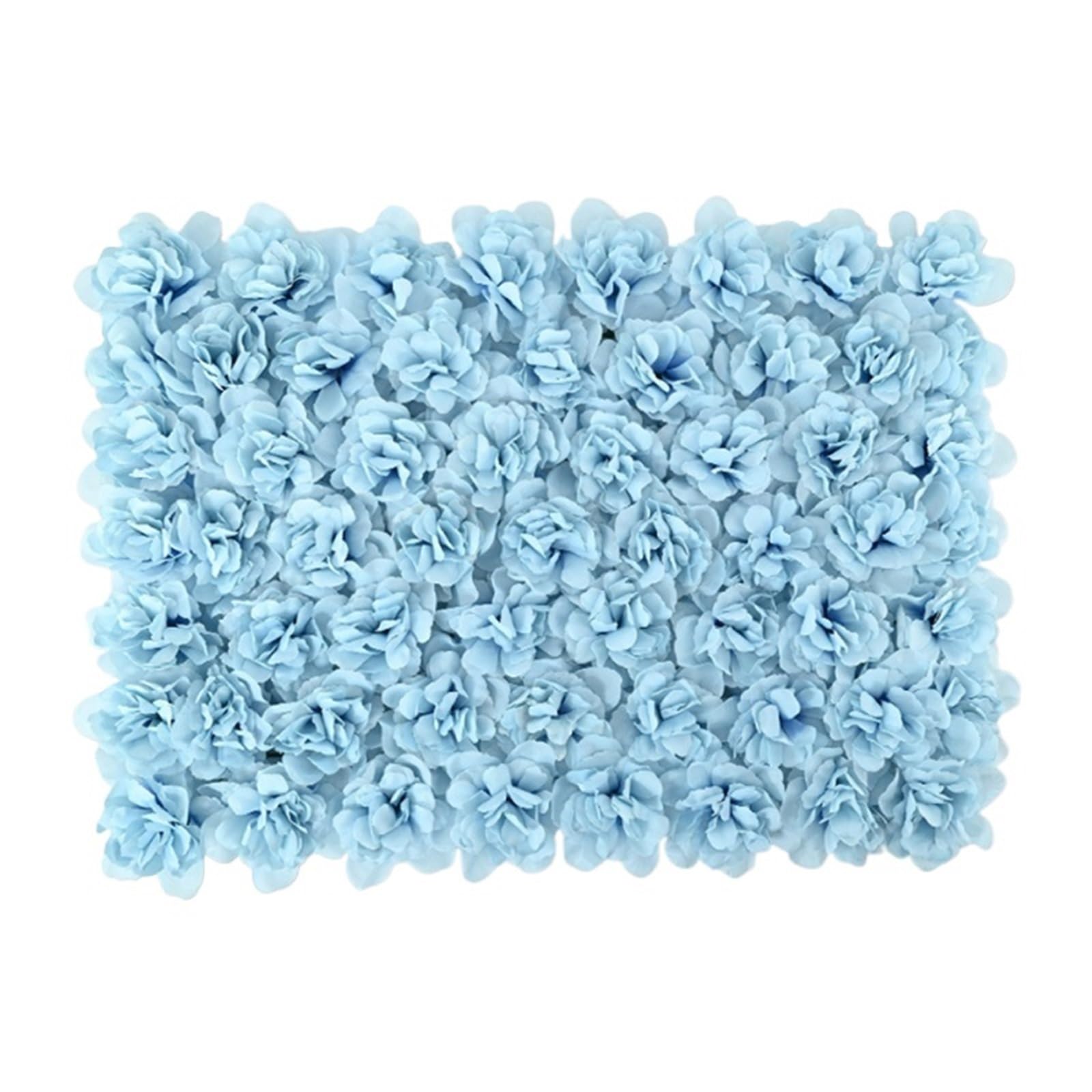 YXINAER Flower Wall Panel 40x60cm Artificial Flowers 3D Wedding Decoration Flower Wall Panels Party Home Backdrop Decor Silk Hydrangea(Blue)