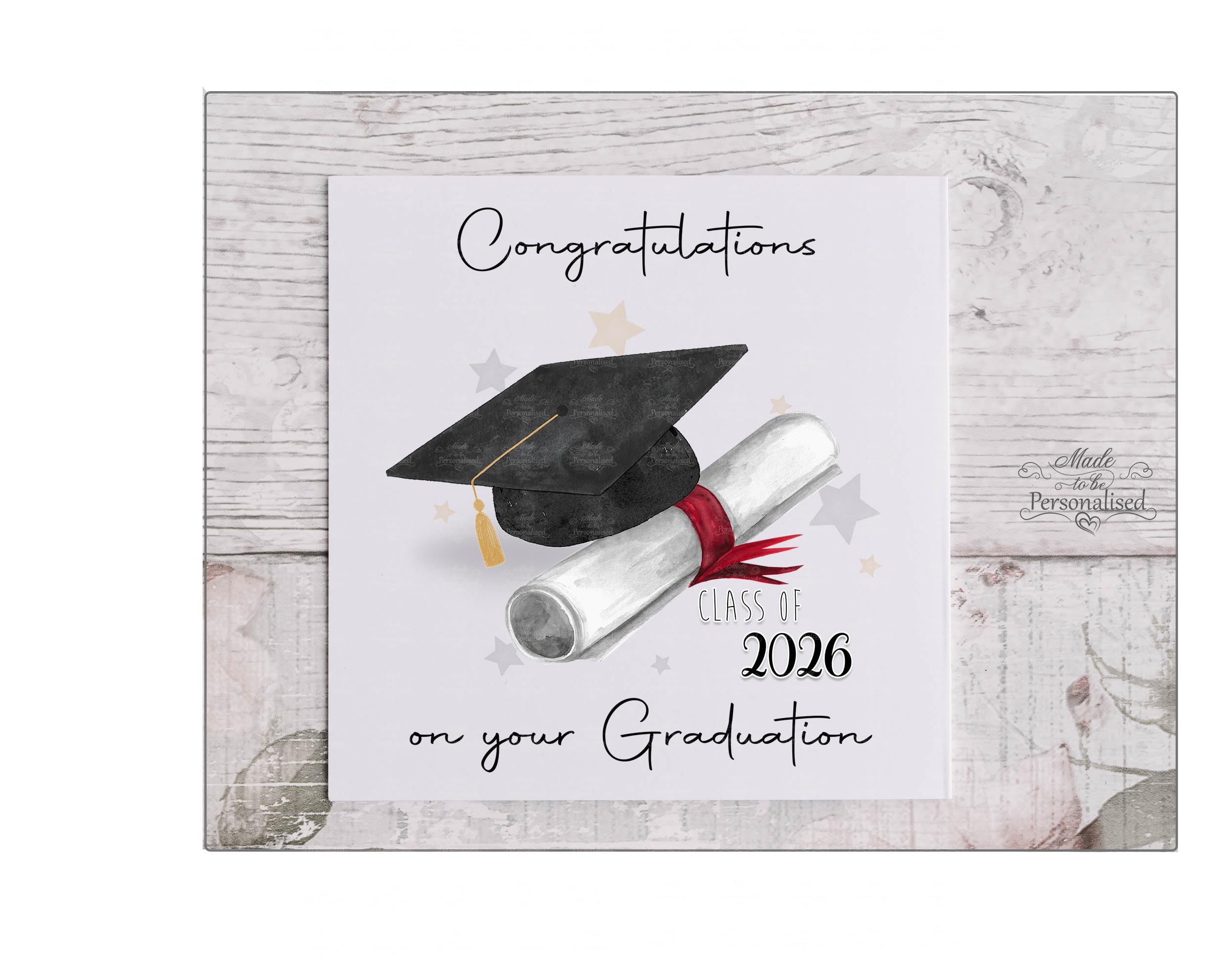 Graduation card, congratulations on your graduation, well done, you did it, graduation 2026, class of 2026