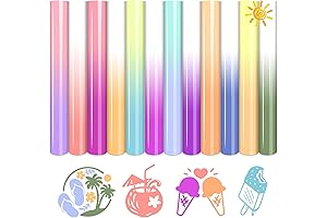 Tintnut Color-Striking HTV Heat Transfer Vinyl Sheets for Dazzling DIYs