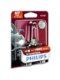 Philips H7 X-tremeVision Upgrade Headlight Bulb with up to 100% More Vision, 1 Pack