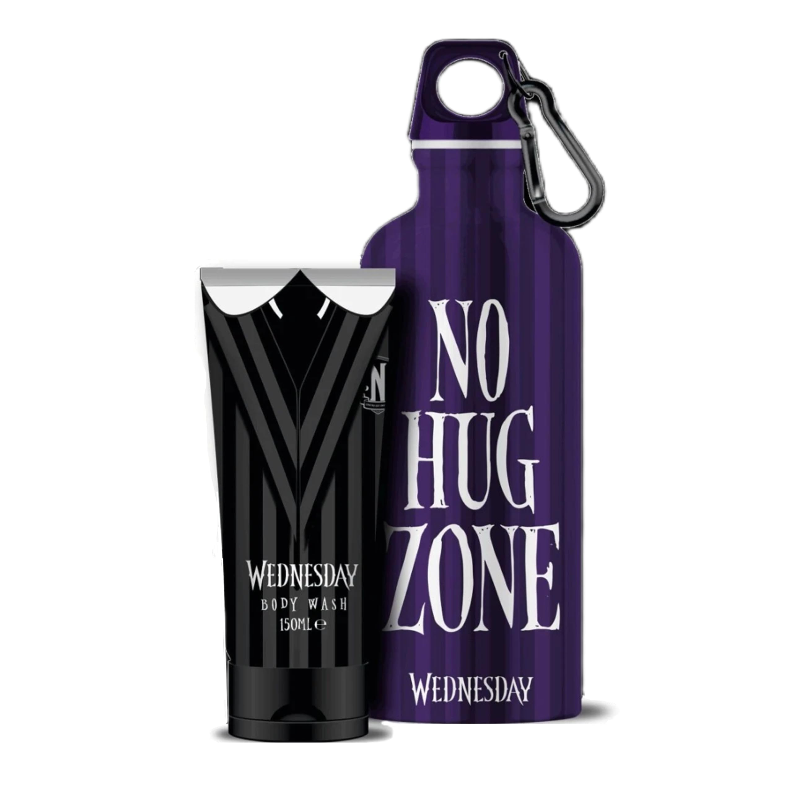 Corsair Toiletries Wednesday 150ml Body Wash & Water Bottle, Black, 150 ml