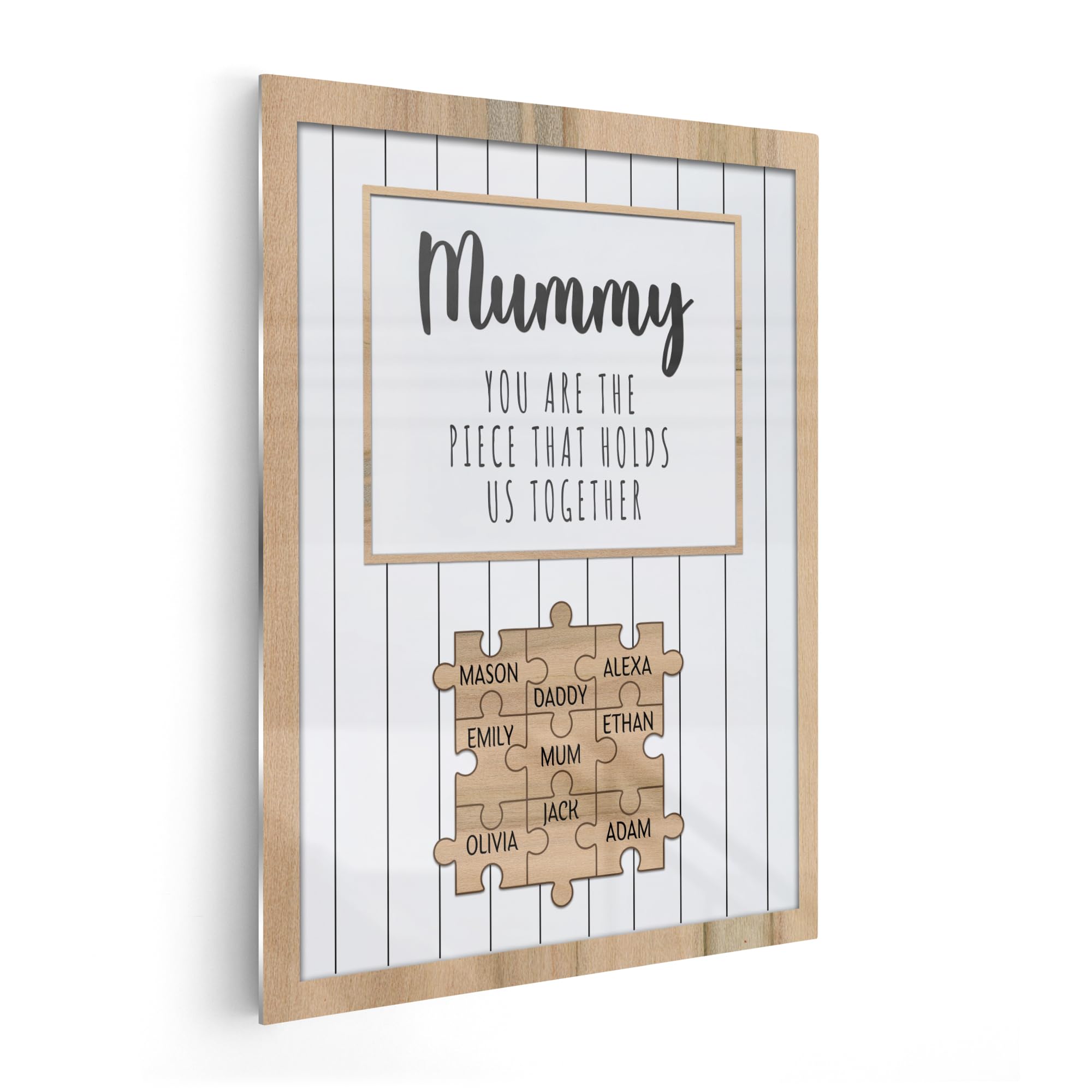 Print Maniacs Maple Personalised Mum Gift Aluminium Plaque Ideas For Mummy Mom Mother Birthday Anniversary Mothers Day Christmas Xmas Presents