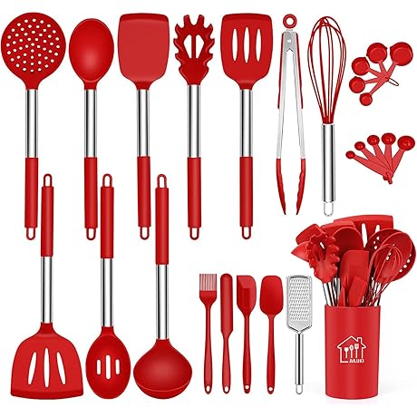 Silicone Cooking Utensils Set 26 pcs