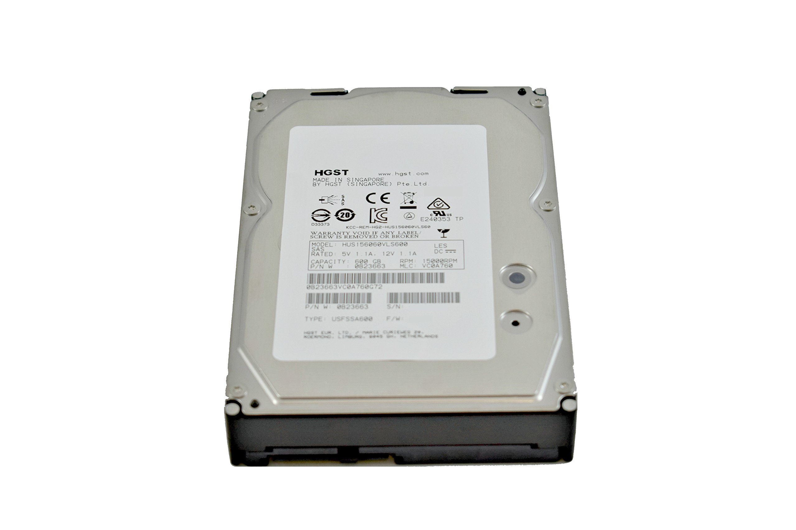 Amazon | HGST HUS156060VLS600 600GB 15K 6G LFF SAS ハードドライブ