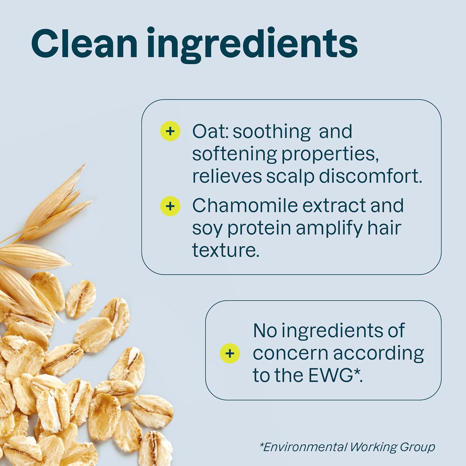 ATTITUDE Hair Shampoo for Sensitive Dry Scalp, EWG Verified, Soothing Oat, For Thin Hair, Naturally Derived Ingredients, Vegan and Plant-Based, Volume and Shine, Chamomile, 16 Fl Oz - Image 3