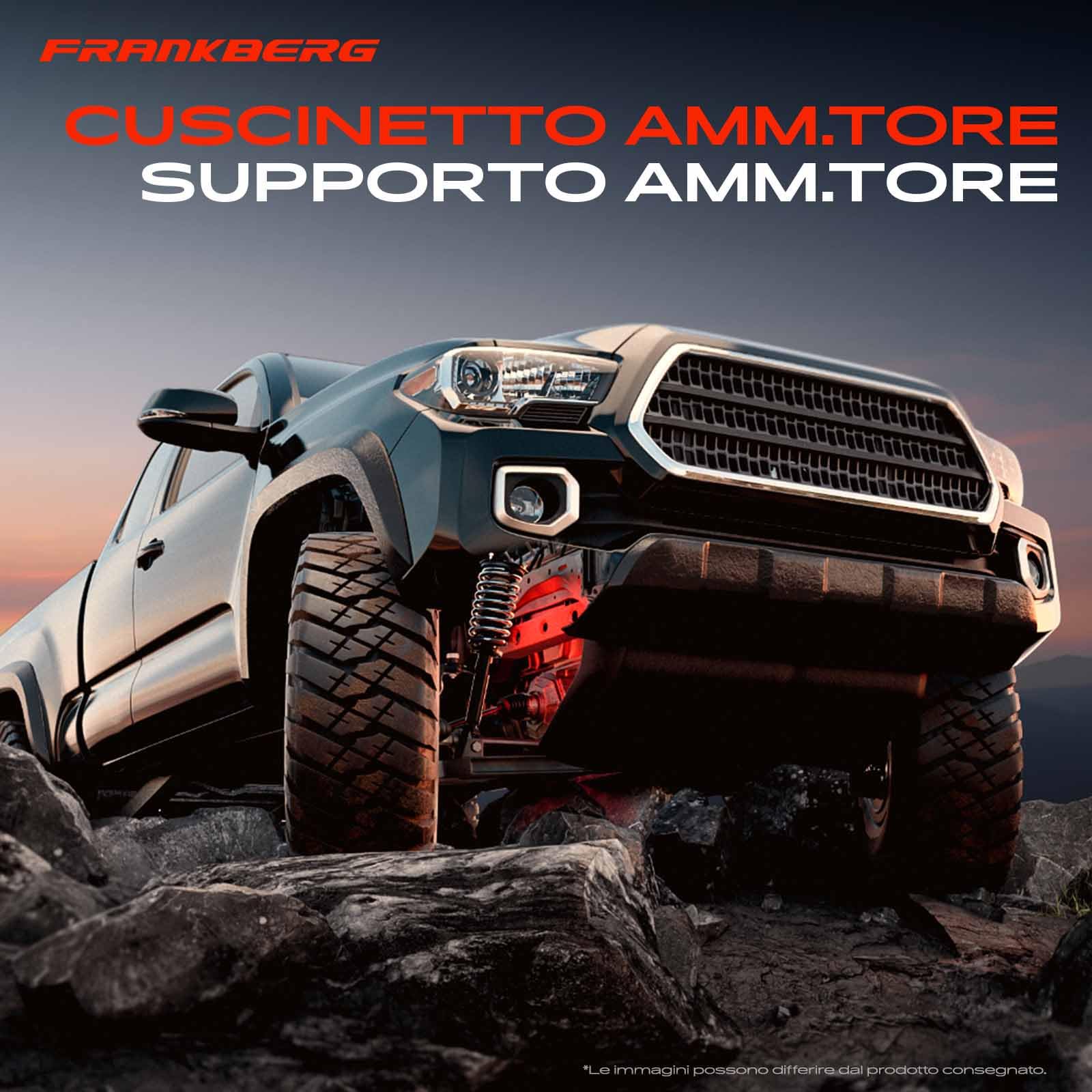 Frankberg Cuscinetto del montante Cuscinetto di supporto della sospensione Anteriore Compatibile con Grand Voyager V RT CaR.A.Van Replace# 4721547,906960