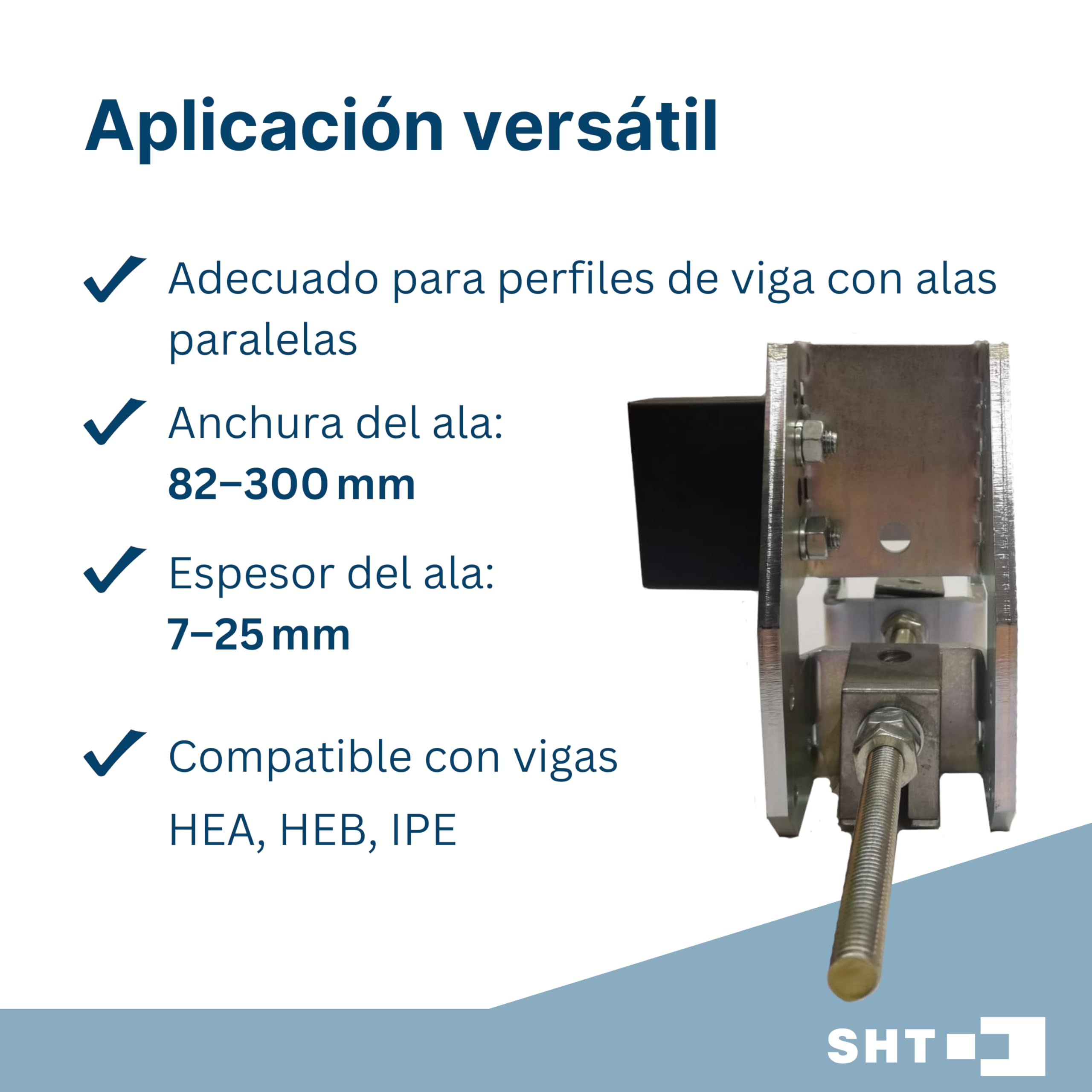 Set de 2 topes de carro SHT – Amortiguadores para carril de 82 a 300 mm – 2 unidades