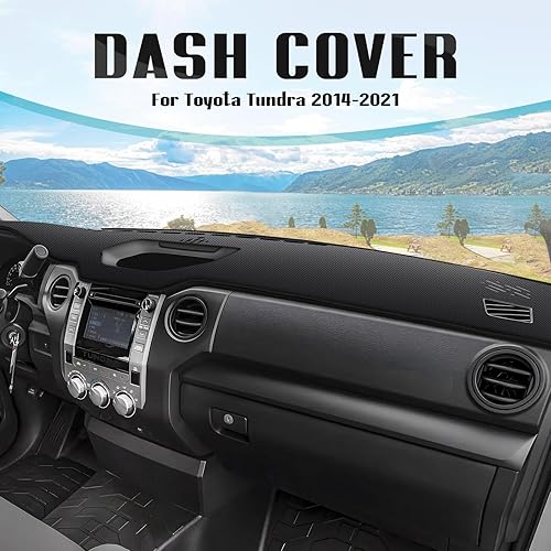 Miniatura 198 de FIILINES - Cubierta para tablero, accesorio para tablero de malla antideslizante, parasol sin reflejos y protector compatible con Toyota RAV4