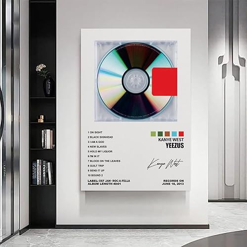 Miniatura 7 de YELLOWV Kanye - Póster de West Yeezus para habitación, estética, lienzo, arte de pared, decoración de dormitorio, 12 x 18 pulgadas (11.8 x 17.7 in)