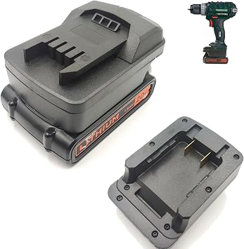 Converter Battery Adapter for Black&Decker 20V for Porter Cable for Stanley 18/20V Li-ion Battery Convert to for Parkside 20V Lithium Battery Power Tools
