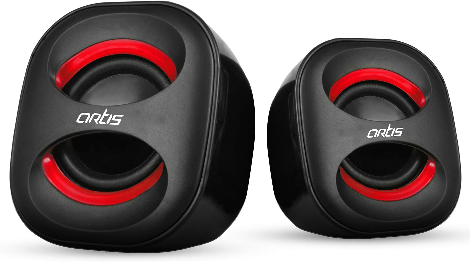 Amazon.in Buy Artis Mini 2.0 USB Multimedia Speakers (Black) Online at